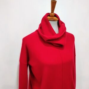 KINROSS CASHMERE FUNNEL SLOUCHY SWEATER